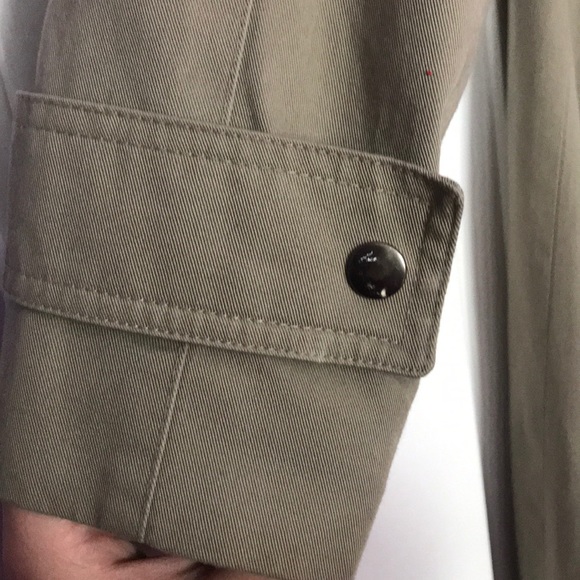 Evan Picone trench coat with hood size 6 - Picture 2 of 9